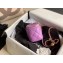 Chanel Pearl on Chain Small Classic Box with Chain Bag AP1447 Mauve 2020