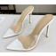 Gianvito Rossi Heel 10.5cm PVC Elle Mules Transparent/White 2020