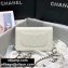 Chanel Logo Chain Wallet On Chain WOC Bag White 2020
