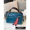 Givenchy ID Medium Bag in Crackling Leather Blue 2020
