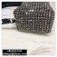 Alexander Wang Wangloc Medium Pouch Bag With Crystal Rhinestone Chain Mesh Gray
