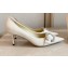 Jimmy Choo Heel 6.5cm SARESA Pumps White with Crystal Embellishment 2021