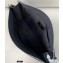 Fendi Roma Leather Flat Pouch Clutch Bag Black 2021
