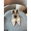 Jimmy Choo Heel 8.5cm TALIKA Pumps Suede Nude with Ankel Strap and Crystal Chain 2021