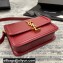 Saint Laurent Solferino Small Satchel Bag In Box Leather 634306 Red