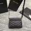 Saint Laurent Loulou Toy Bag in Matelassé "y" Leather 467072 Black/Gold