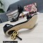 Dolce & Gabbana Heel 10.5cm Calfskin Sandals Black with DG Heel 2022