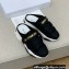 Dior D-Wander Open-back Sneakers Calfskin Black 2022
