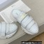Dior D-Wander Open-back Sneakers Calfskin White 2022