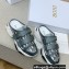 Dior D-Wander Open-back Sneakers Oblique Gray 2022