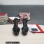 Dolce & Gabbana Heel 15cm platform 5cm sandals Patent Black 2022