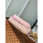 Louis Vuitton Sprayed and embossed grained cowhide leather Multi Pochette Accessoires Bag M46093 Pink