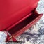 Versace Barocco V hardware Virtus Top Handle Shoulder Bag in Smooth Leather Red