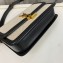 Saint Laurent solferino medium satchel bag in canvas and smooth leather 634305 Black