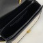 Saint Laurent solferino medium satchel bag in canvas and smooth leather 634305 Black