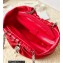 Givenchy Mini Kenny Neo bag in leather Red 2023