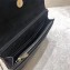 Dior Calfskin Large Saddle Wallet on Chain Clutch Bag Black 2018