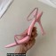 Alexander Wang Heel 10.5cm DAHLIA Sandals In CRYSTAL Pink 2023