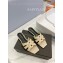Saint Laurent Tribute Flat Mules Slide Sandals in Patent Leather 571952 Beige