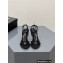 Alexander Wang Heel 8.5cm DAHLIA Sandals Satin Black 2023