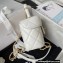 Chanel Small Vanity Case Bag AS3973 Lambskin White 2023