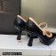 Dior Heel 8cm Spectadior Pumps in Black/Beige Perforated Calfskin 2023