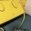 Valentino Rockstud E/W calfskin Large handbag Yellow 2023