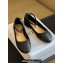 Dior Ballet Flats with Ankle strap and Pearl in Black Quilted Cannage Calfskin 2024