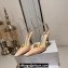 Jimmy Choo Heel 10cm Saeda 100 Pumps Patent Leather Nude with Crystal Embellishment 2024