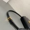 Prada Large brushed leather handbag 1BD342 black 2024