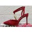 Dolce & Gabbana Heel 10.5cm Karung slingbacks Red with chain and charm 2024