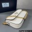 Prada Saffiano leather mini-bag 1BD356 White 2024