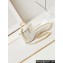 Chanel Lambskin, Resin & Gold-Tone Metal Clutch with Chain Bag AP3820 White 2024