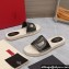 Valentino Vlogo Cut-Out Slide Sandals Espadrilles in calfskin leather Black 2024