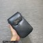 Dior Black Smooth Calfskin Vertical Pouch Bag 2022
