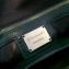 Bvlgari Serpenti Forever Top Handle Bag in Lizard Embossed Leather Green 