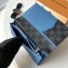 Louis Vuitton Men's Damier Graphite Canvas Brazza Wallet N60089 Blue