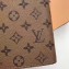 Louis Vuitton Monogram Canvas Notebook Cover PM M2004 Brown