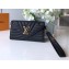 Louis Vuitton New Wave Long Wallet in Calfskin M63298 Black