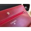 Chanel Patent Leather Classic Quilted WOC Bag Red/Silver