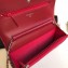 Chanel Patent Leather Classic Quilted WOC Bag Red/Silver