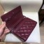 Chanel Lambskin Leather Quilting Wallet On Chain WOC Bag Fuchsia/Silver