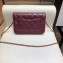 Chanel Lambskin Leather Quilting Wallet On Chain WOC Bag Fuchsia/Gold