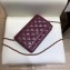 Chanel Lambskin Leather Quilting Wallet On Chain WOC Bag Fuchsia/Gold