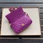 Fendi All-Over FF Motif Leather Mini Baguette Bag Purple 2019