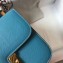 Hermes Constance Mini/MM Bag in Epsom Leather Denim Blue with Gold Hardware