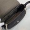 Fendi Round Stitched Saddle Bag Black 2019