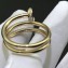 Cartier Real 18K Juste un Clou ring with 14 diamonds Yellow Gold