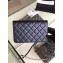 Chanel Pearl CC Logo Wallet On Chain WOC Bag Blue 2019