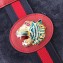 Gucci Vintage Web Rajah Maxi Tote Bag 537218 Suede Navy Blue 2019